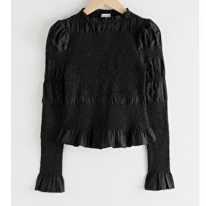 & Other Stories Fitted Smock Panel Top WORN ONCE!